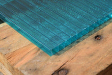 Load image into Gallery viewer, 10mm Polycarbonate Roofing Sheet Lake Blue Various Size 10 Year Warranty Double Side UV Protection