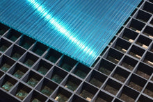Load image into Gallery viewer, 10mm Polycarbonate Roofing Sheet Lake Blue Various Size 10 Year Warranty Double Side UV Protection
